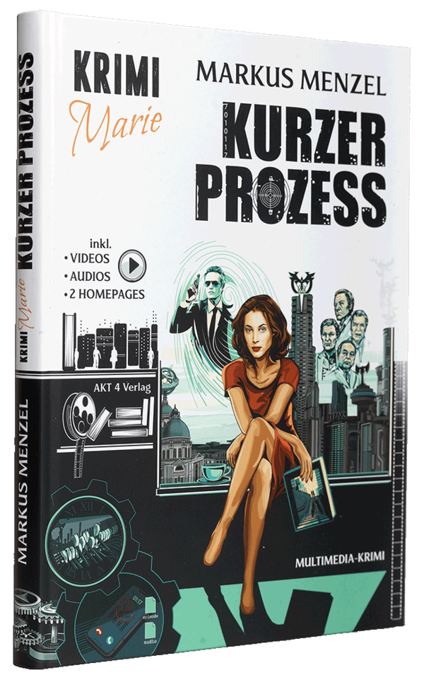 KRIMI MARIE - Kurzer Prozess / Buch / Hardcover / 17 x 24